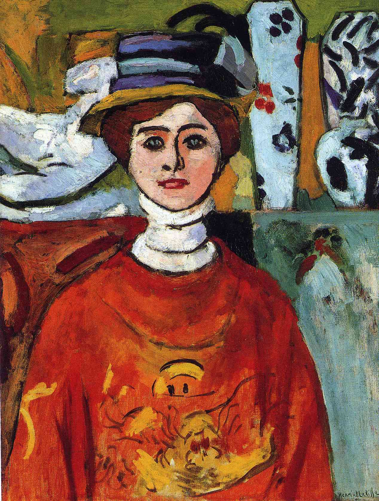 Henri Matisse - The girl with green eyes 1908